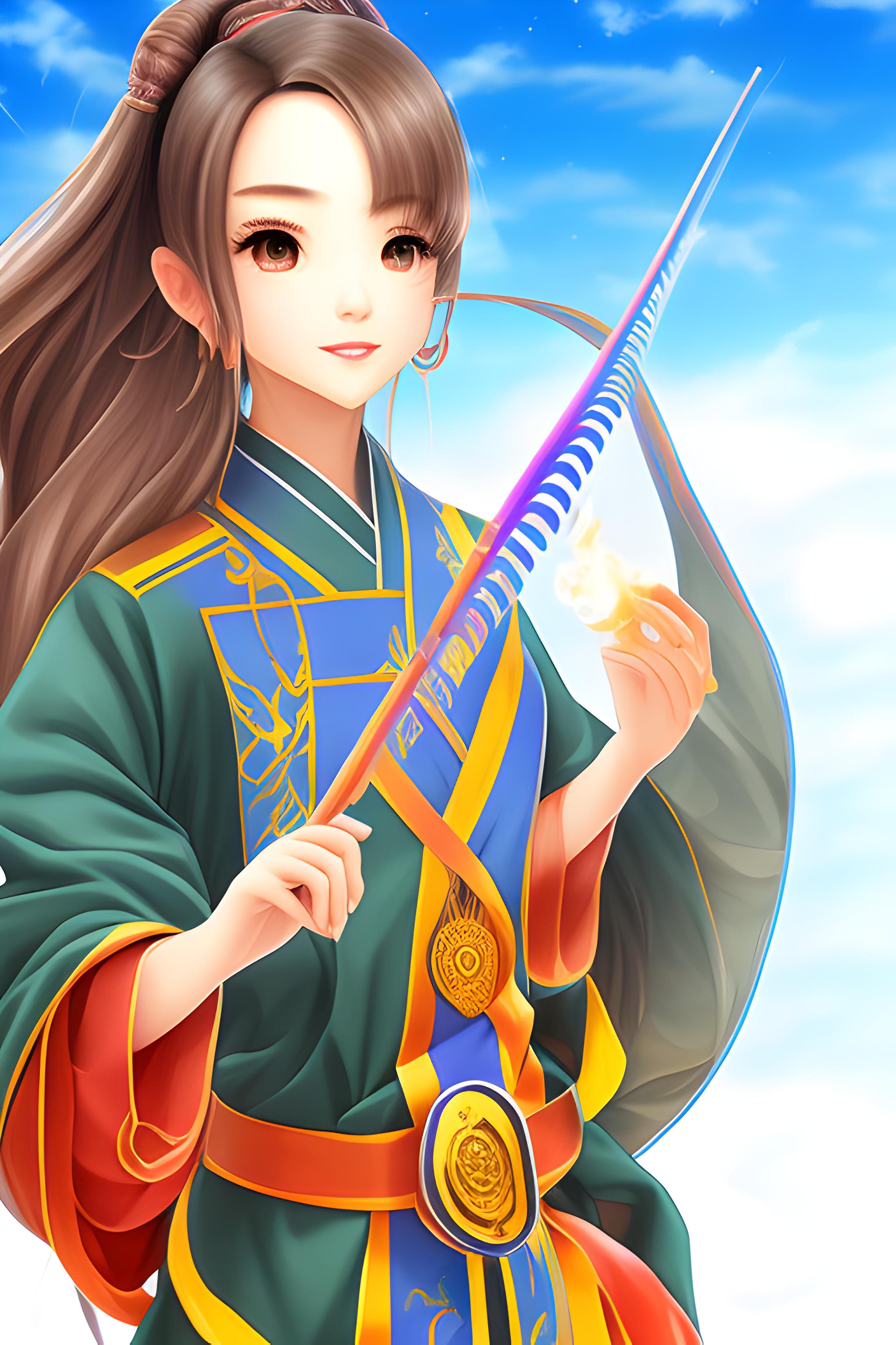 《火影忍者》玖辛奈 身材高大身穿乳胶黑色紧身衣  蹲下 背对镜头 头部轻轻回视 身材丰满  胸部和臀部比例夸张放大 她的表情是诱人的和脸红，伴随着小心形图标。背景是充满活力的热带海滩，绿松石般的海洋和清澈的蓝天。构图使用饱和的色彩和光滑的纹理